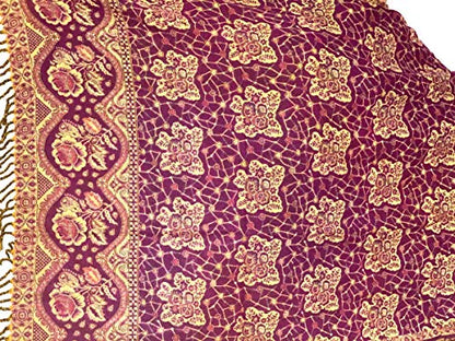 Tibetan Meditation Shawl 100% Yak Wool Handloom Thickened Geometric Open Shawl Cloak The Scarf of Tourism Ethnic Wind in Tibet Keeping Warm in Autumn 0333