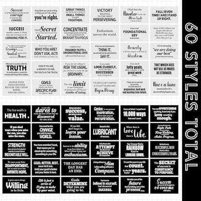 Jinei 300 Inspirational Affirmation Cards Bulk Daily Positive Motivational Gifts Cards Small Mini Encouragement Quotes for Women Coworker Team(Famous Quotes) - style: Famous Quotes