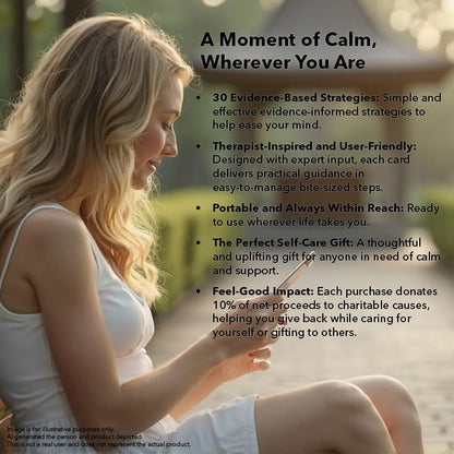 A Little Box of Help for Anxiety. 30 Evidence-Based strategies with Step by Step Guidance for Anxiety Relief, Stress Management, self-Care and Emotional Wellness. A Thoughtful Gift idea.