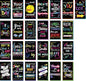Iconikal 200-Count Inspirational, Motivational Sayings 3.5x2-inch Mini Quote Cards, Blank Back Give Gratitude, Appreciation, Kindness & Encouragement