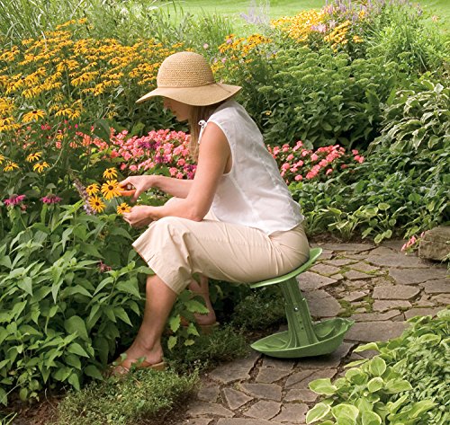 ROCKr | Ergonomic Rocking Garden Stool with Tilting Base for Gardeners | Durable Chair for Gardening with Contoured Seat | Made in USA by Vertex Products | Model EX120 - size: EX120