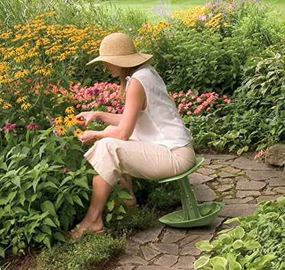 ROCKr | Ergonomic Rocking Garden Stool with Tilting Base for Gardeners | Durable Chair for Gardening with Contoured Seat | Made in USA by Vertex Products | Model EX120 - size: EX120