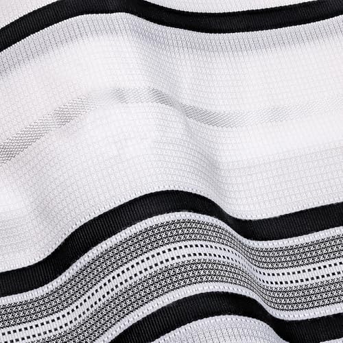 A supervised kosher Tallit Gadol Prayer Shawl from Israel,Wedding Model Diamond,Non-Slip.Wash and Iron easily. - color: With Black Stripes, size: Size 70 - 80 x 60 Inch