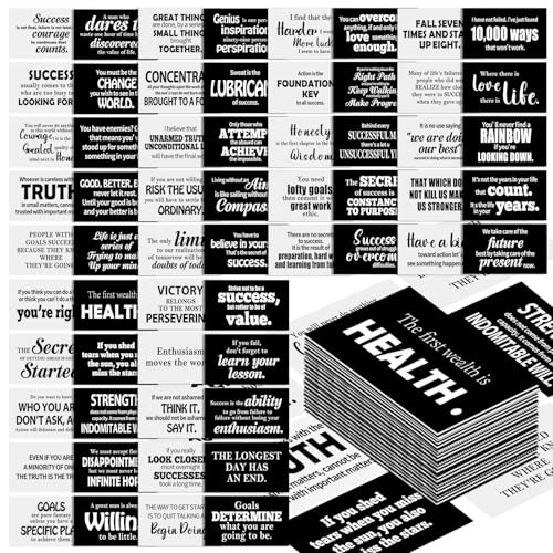 Jinei 300 Inspirational Affirmation Cards Bulk Daily Positive Motivational Gifts Cards Small Mini Encouragement Quotes for Women Coworker Team(Famous Quotes) - style: Famous Quotes