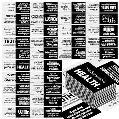 Jinei 300 Inspirational Affirmation Cards Bulk Daily Positive Motivational Gifts Cards Small Mini Encouragement Quotes for Women Coworker Team(Famous Quotes) - style: Famous Quotes