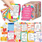 50 Pcs Positive Affirmations Cards, 2.52 * 3.5 Inch Inspirational Motivational Cards for Women, Employees Coworkers, and Kids, Blank Back