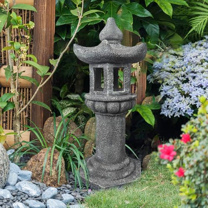 Solar-Powered Pagoda Lamp - style: Pagoda02
