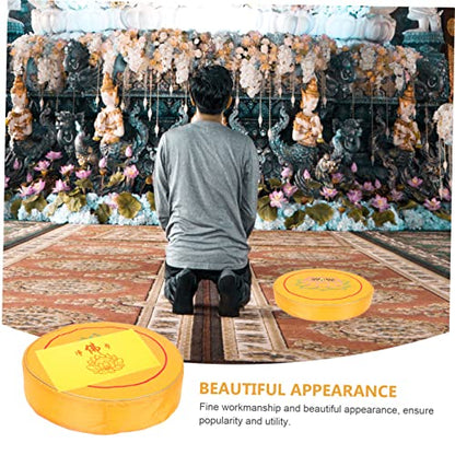1set Meditation Cushion Seat Mat Thick Kneeling Pad for Zen Practice Comfortable Floor Cushion for Home Use for Meditation and Relaxation Activities
