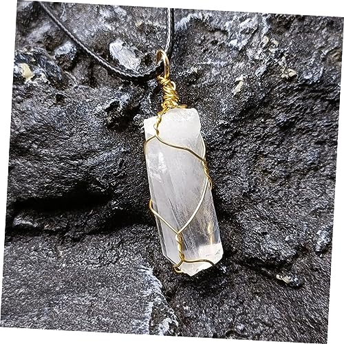 1Set Delicate Healing Chakra Crystal Pendant Kit with Present Box Portable Meditation Stones for Relief Gemstone Accessories for Relaxation Decoration