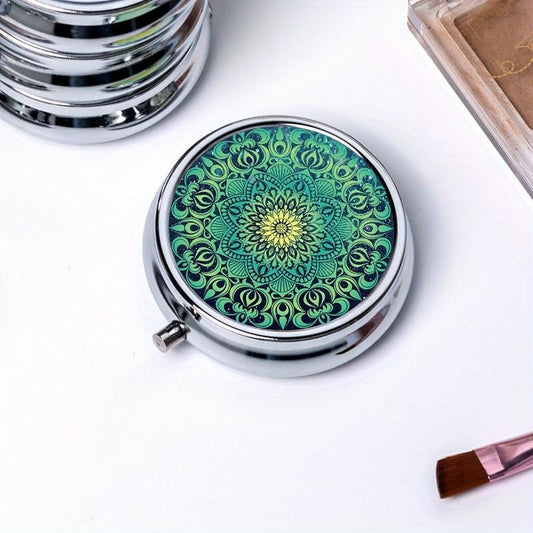 1PC Compartment Mini Portable Jewelry Storage Bag Travel Organizer Travel Essential Storage Box (B) - color: B