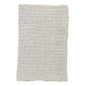 SARO LIFESTYLE TH312.I5060 Darcy Knitted Collection Single Line Cable Knit Cotton Throw Blanket, Ivory, 50" x 60"