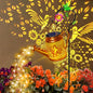 Solar Watering Can Lights, Hummingbird Hanging Lanterns Outdoor, Birthday Gifts for Mom Women Grandma Mother's Day, Waterproof Solar Lights Garden Decor for Outside Yard Art Patio Porch Lawn Backyard - style: Hummingbird with Sunflower