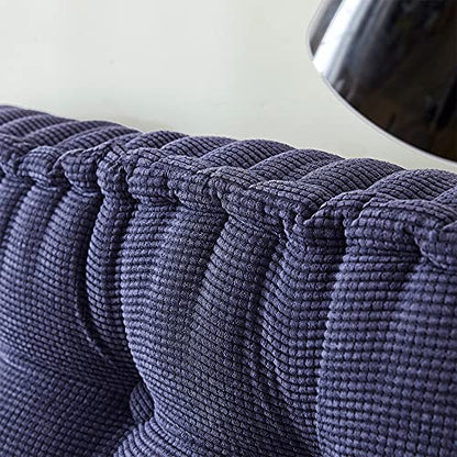 DormCo Rainha - Ultra Thick Tufted Floor Pillow - Navy Blue - color: Navy Blue