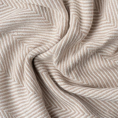 Bed Blanket, Lightweight, Cotton-Rich Blend, 100% Recycled Cotton, Twin Size (57 x 79 Inch), Textured Woven Bedding, Easycare, Breathable Layering, Summer Coverlet, Dove Beige - color: Dove Beige, size: Twin