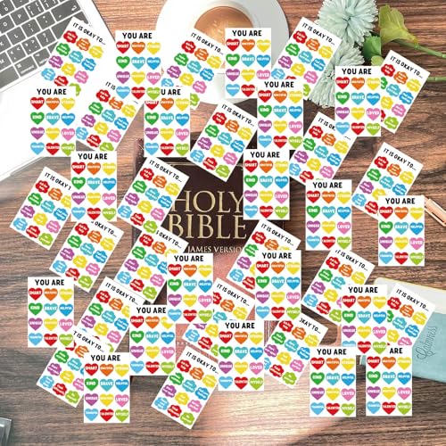 240 Pcs Mental Health Cards Motivational Reading Cards Rewards Prizes Inspirational Gift for Boho Classroom Library Teacher Supplies(I am) - color: positive bright