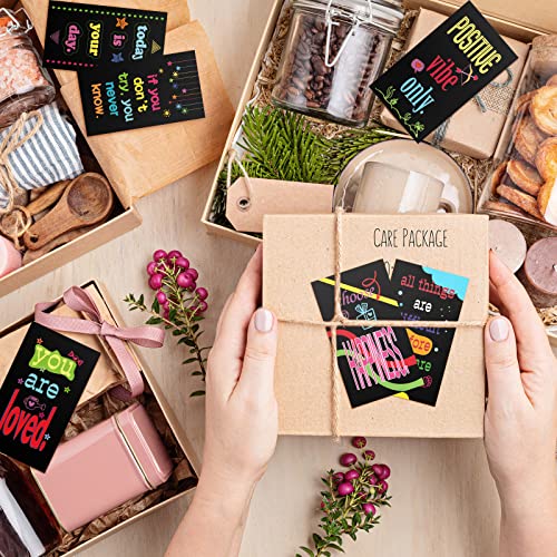 Jinei 300 Inspirational Affirmation Cards Bulk Daily Positive Motivational Gifts Cards Small Mini Encouragement Quotes for Women Coworker Team(Geometric Style) - style: Geometric Style