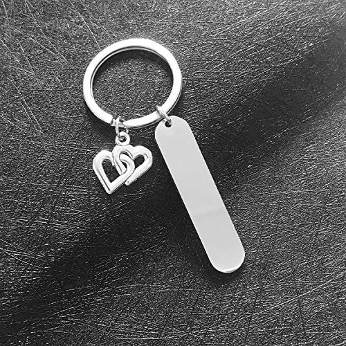 De&ai Yoga Jewelry Religious Gift Faith Jewelry Yoga Lover Keychain Daily Reminder Keychain Breathe Keyring Meditation Gift Inhale Exhale Key Chain (Inhale Exhale Keyring)
