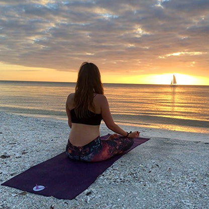 AURORAE Classic/Printed Extra Thick and Long Yoga Mat. Slip Free Rosin included - color: Infinity
