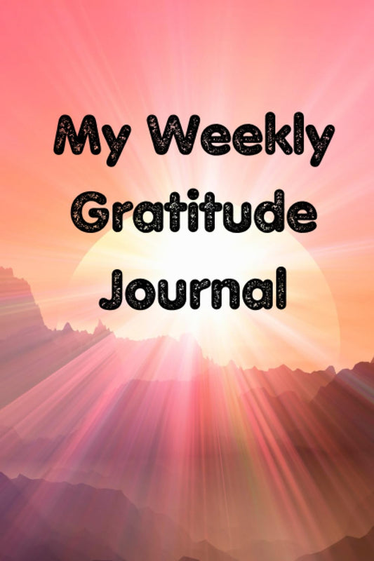 52-Week Weekly Gratitude Journal with Monthly Goals & Reflections