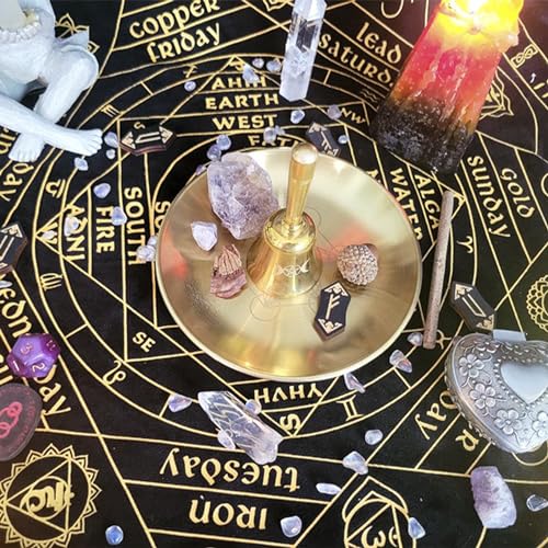 Offering Bowl Prayer Ritual Plate Great for Altar use, Ritual use, Incense Burner, smudging Bowl, Decoration Bowl, offering Bowl (Twelve Tonstellations)