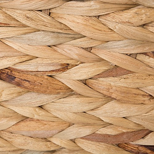 DII Hyacinth Collection Storage Baskets, Natural, Medium Set, 2 Piece - color: Natural, size: Medium Set, Single Size