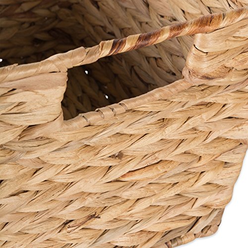 DII Hyacinth Collection Storage Baskets, Natural, Medium Set, 2 Piece - color: Natural, size: Medium Set, Single Size