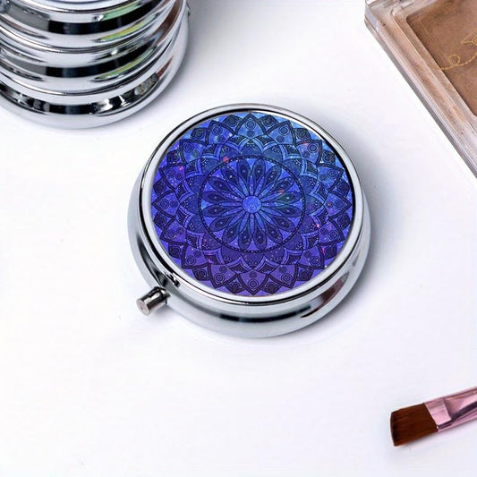 1PC Compartment Mini Portable Jewelry Storage Bag Travel Organizer Travel Essential Storage Box (C) - color: C