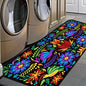 Floral Mexican Birds Kitchen Rugs Indoor Outdoor Non Slip Kitchen Floor Mats Area Rugs Runner Rug Laundry Room Rug 40x20 in - size: 40x20 in