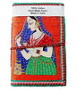 Purpledip Handmade Paper Journal Diary Notebook Indian Folk Lady Ragini: Stitched In Traditional Indian Style (10406)