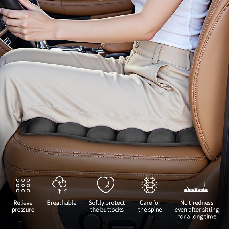 1Pcs Travel Cushion Airplane Seat - Inflatable Airplane Seat Cushion for Travel.Suitable for Long Distance Sedentary People to Use,Easy to Carry, 3D Inflatable Airbag is Ergonomic and Suitable
