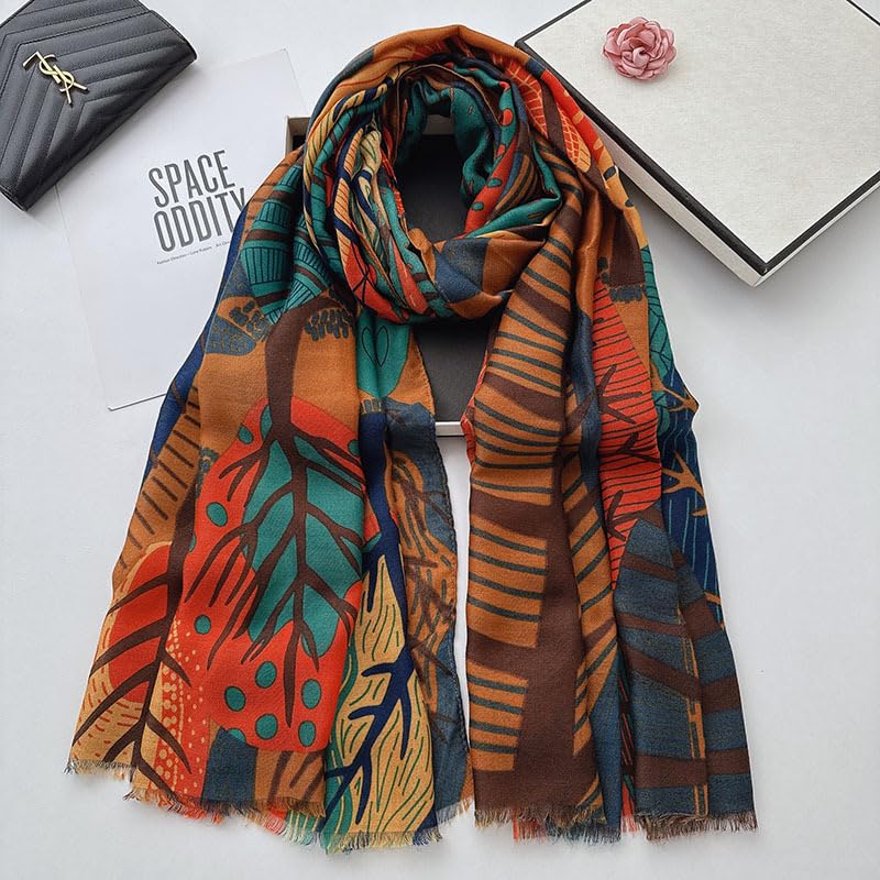 Soft Silky Pashmina Shawl Wrap for Women,Lightweight Spring, Elegant Wrap for Spring Wedding & Travel - color: Dark Blue