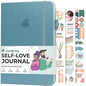 Clever Fox Self-love Journal – Guided Self-Discovery Log for Self-care, Reflection & Self-help, Mental Health, Gratitude & Mindfulness (Aquamarine) - color: Aquamarine