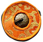 QT S Tibetan Handmade Yoga Meditation Om Tingsha Bell Chimes Cymbal Set, with Handmade Unique Bag (2.75 Inches Buddhist Tingsha, Om Mani Padme Hum Mantra) Made in Buddha Born Country Nepal (Yellow) - color: Yellow
