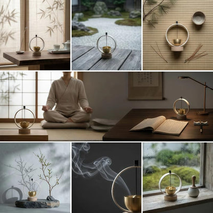 Singing Bowl – Handmade Copper Meditation Instrument, Sound Healing Bowl & Yoga Wind Chime, Mindfulness Round Bell for Home or Studio