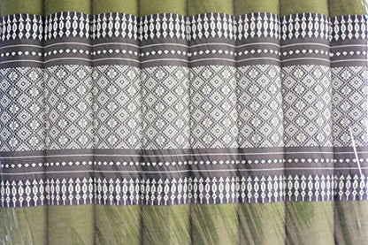Floor Cushions Thai Cushion Meditation Zabuton Thai Style Soft Stuffed Filled Kapok Size 20"x20"x3" (Green)