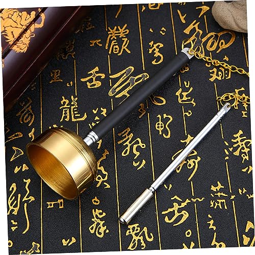 Temple Supplies Meditation Bell Meditation Cushion Brass Call Bell Dinner Bell Desk Topper Classroom Bell Handbell Instrument Handheld Bell The Bell Metal Nurse Desktop(1pcs) - color: 1pcs