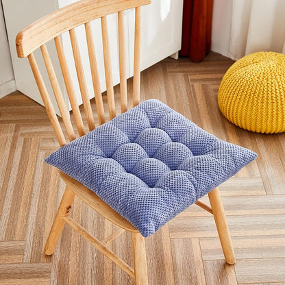 Meditation Floor Pillow, Square Large Pillows Seating for Adults, Floor Cushion for Living Room, Coffee 16x16 Inch D