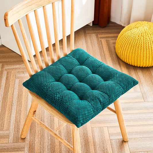 Meditation Floor Pillow, Square Large Pillows Seating for Adults, Floor Cushion for Living Room, Coffee 16x16 Inch C