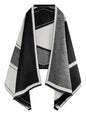 Women's Reversible Pashmina Shawl Wrap for Women Big Scarf Holiday Gifts - color: 14-grey-black-white