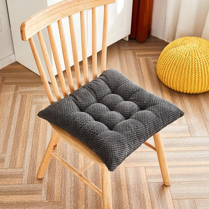 Meditation Floor Pillow, Square Large Pillows Seating for Adults, Floor Cushion for Living Room, Grey 16x16 Inch
