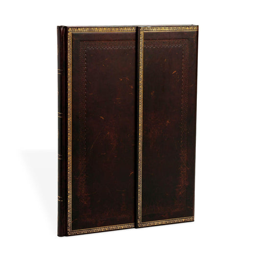 Paperblanks Black Moroccan Antique Renaissance Style Notebook Unlined Wrap Writing Journal Blank Sketch Book