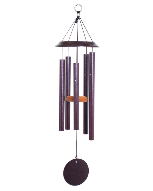 Shenandoah Melodies by Wind River - 29 inch Plum Wind Chime for Patio, Backyard, Garden, and Outdoor décor (Aluminum Chime) Made in the USA - color: Plum