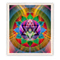 Chakra Throw blanket | Meditation Fleece Blanket | Soft | Ray Of Love (Small) - size: Small