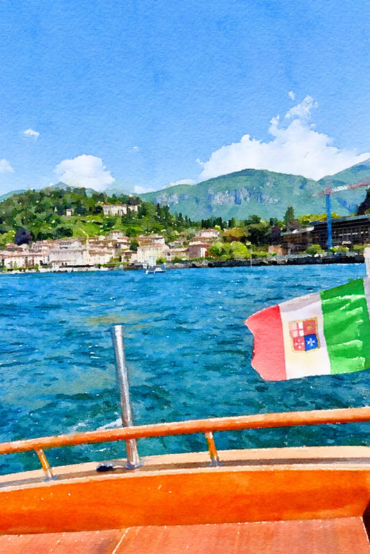 Artfulscapes Notebook: Bellagio Arrival