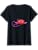 Womens Jai Ma Sanskrit Mantra Meditation Yoga V-Neck T-Shirt - color: Black, size: Small