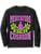 Meditators Do It on a Cushion Meditation Long Sleeve T-Shirt - color: Black, size: Small