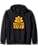 Breathe Easy Meditation Zip Hoodie - color: Black, size: Small