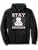 Stay Grounded Meditation Pullover Hoodie - color: Black, size: Small