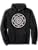 Yoga Lover Meditation Room Decor Home Studio Lotus Aesthetic Pullover Hoodie - color: Black, size: Small