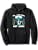 Meditation Mischief with Yoga Bear and Scenic Waterfall Pullover Hoodie
